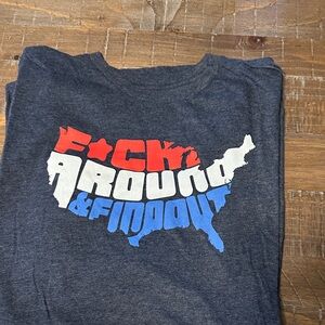 Grunt Style Graphic Tee with USA Map Design